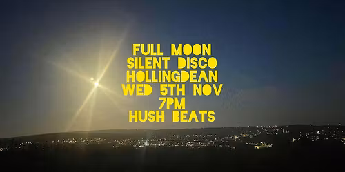 Daylight Disco Club in the dark!-Full moon in Hollingdean