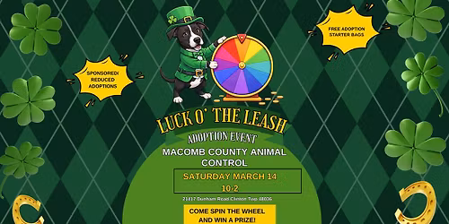 Luck O' The Leash Adoption Event
