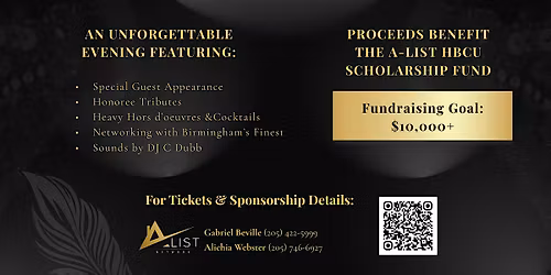 The A List Network Gala Noir