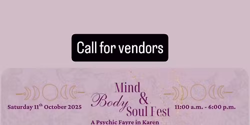 Mind, Body & Soul Fayre 