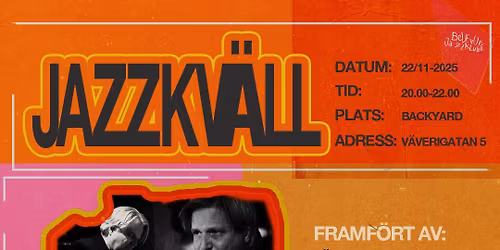 Backyard Jazz Night - B\u00e4ckbrothers JazzTivoli hyllar Cannonball Adderley