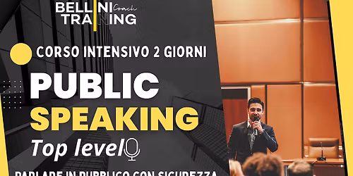 Corso di Public Speaking Top Level