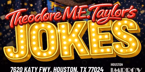 Theodore M.E. Taylor\u2019s Jokes \u2014 First time headlining my home club with all-new material \ud83c\udfa4