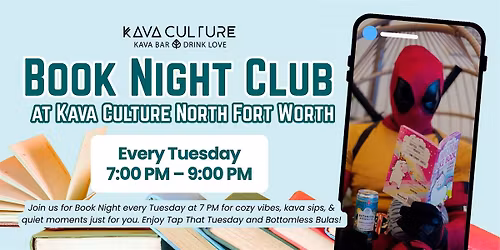 Book Night at Kava Culture North Fort Worth