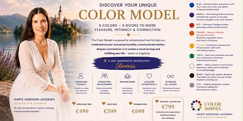 THE COLOUR MODEL\u2122  A Transformational 3-Day Weekend Experience Slovenia