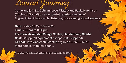 Trigger Point Pilates Sound Journey with Liz Dolman & Paula Hutchison