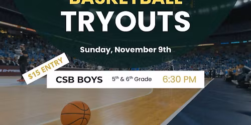 5th & 6th Grade Boys Tryouts