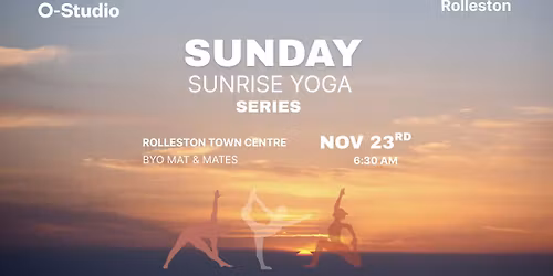 SUNRISE YOGA at Rolleston Fields