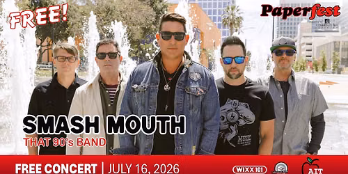 Smash Mouth FREE Concert at Paperfest