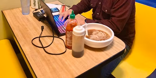 The Teriyaki & Thai Work Spot. \ud83d\udcbb\ud83c\udf5c