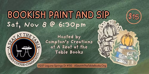 Bookish Paint and Sip Party