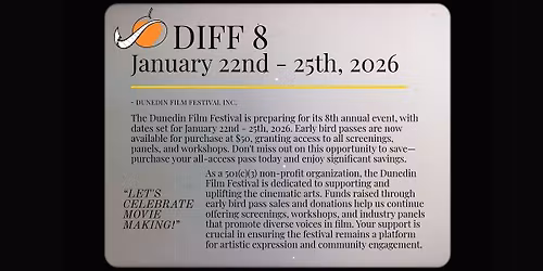 8th Annual Dunedin International Film Festival