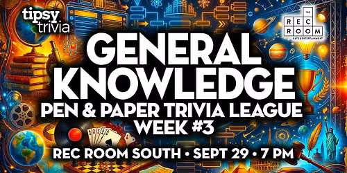 Edmonton: Rec Room South - Pen & Paper GK League Week 3 - Sep 29, 7pm