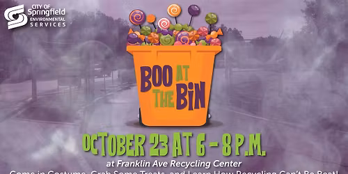 Boo at the Bin