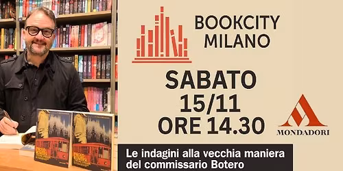Paolo Roversi a Bookcity: il commissario Botero