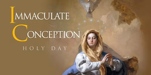 CLOSED for the Solemnity of the Immaculate Conception