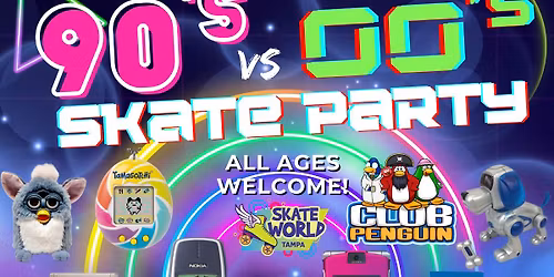 90's Vs 00's Skate Party
