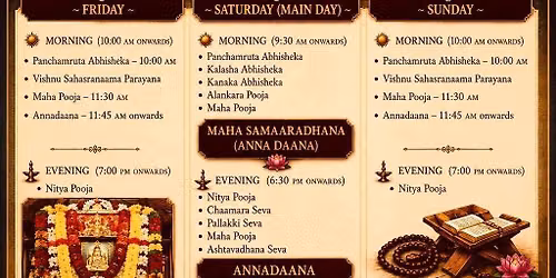 Shri Raghavendra Swamy Aradhana(Grand celebration) 