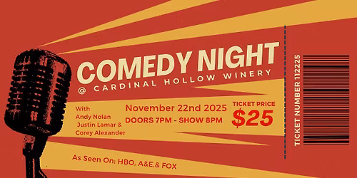 Comedy Night 11\/22\/25