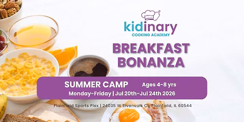 Breakfast Bonanza Summer Cooking Camp w\/ Donut Fest (Ages 4-8)