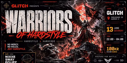 WARRIORS of Hardstyle - NIXXE, SWAY, ECLIPZ \/\/ @GLITCH