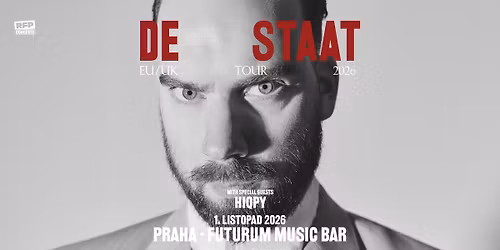 De Staat (NL) + Special guests: HIQPY - PRAGUE
