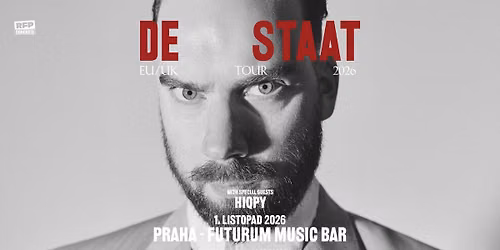 De Staat (NL) + Special guests: HIQPY - PRAGUE
