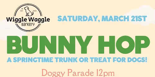 Bunny Hop - Springtime Trunk or Treat for Dogs! \ud83d\udc30