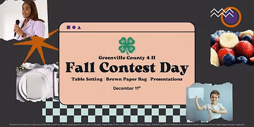 Greenville County Fall Contest Day 2025