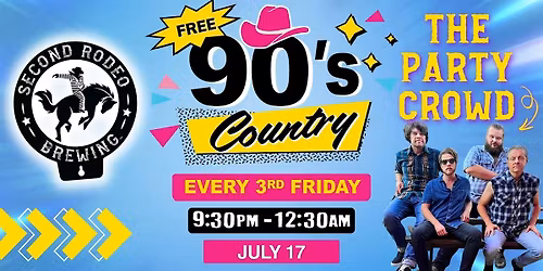 90s Country LIVE @ Second Rodeo Brewing | The Party Crowd