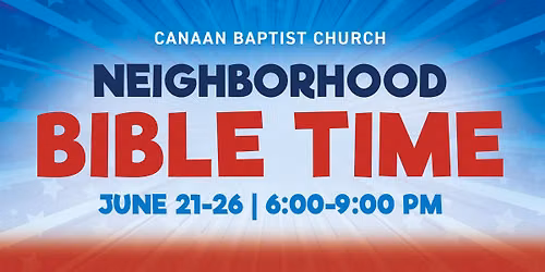 Neighborhood Bible Time