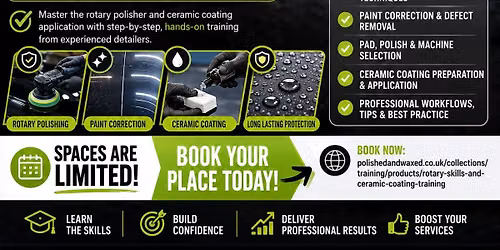 Machine Skills and Ceramic coating training