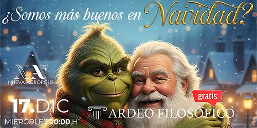 Tardeo Filos\u00f3fico: \u00bfSomos m\u00e1s buenos en Navidad?