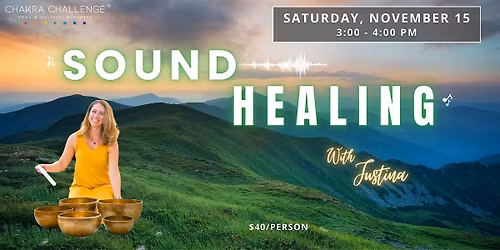 Sound Healing with Justina