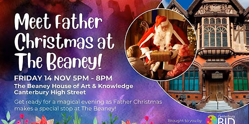 Father Christmas is coming to The Beaney!