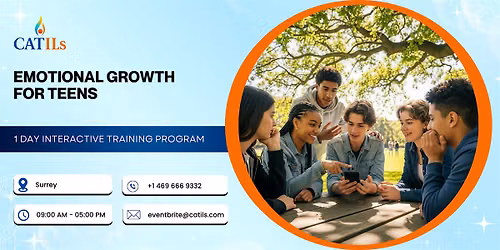 Emotional Growth for Teens \u2013 1 Day Interactive Training Program | Surrey