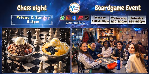 Board game Event. Weekly Meetup