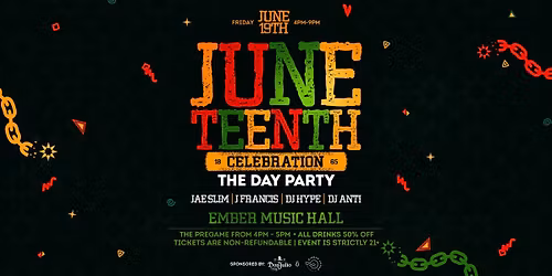 RVA Juneteenth Dayparty Celebration 2026 at Ember Music Hall