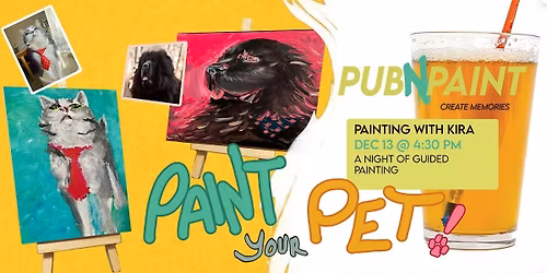 PubNPaint your Pet! DEC 13