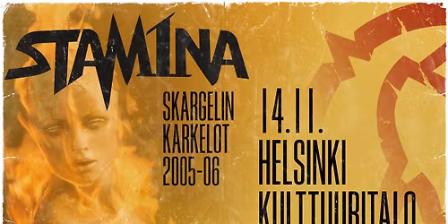 STAM1NA - Skargelin karkelot 2005-06, pe 14.11.2025 Kulttuuritalo, Helsinki