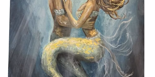 18x24 Acrylics Mer ~ Couple Workshop
