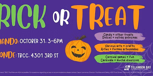 Trick or Treat at TBCC