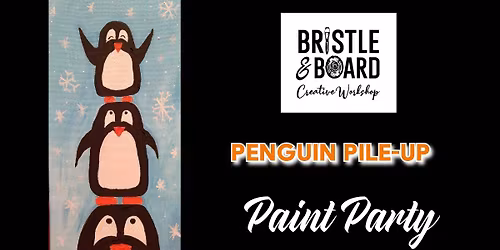 Paint Party Sunday Brunch at Underdog on 22 - Penguin Pile-up