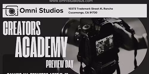 Creator\u2019s Academy Preview Day