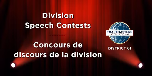 Toastmasters District 61 Division G Speech Contests (EN+FR)
