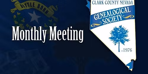 CCNGS November 2025 Monthly Meeting