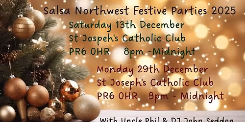 Salsa Northwest Festive Parties 2025