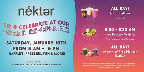 N\u00e9kter Grand Re-Opening Celebration