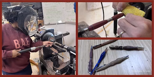 Handcrafted Pens: Wood Turning Workshop