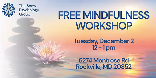 Free Mindulness Workshop